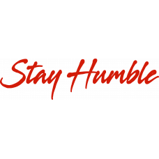 STAY HUMBLE Windshield Banner 20x5